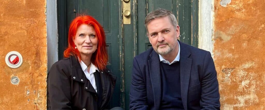 Lisa Martorell, HR Director i Radiometer, og Claus Gildberg